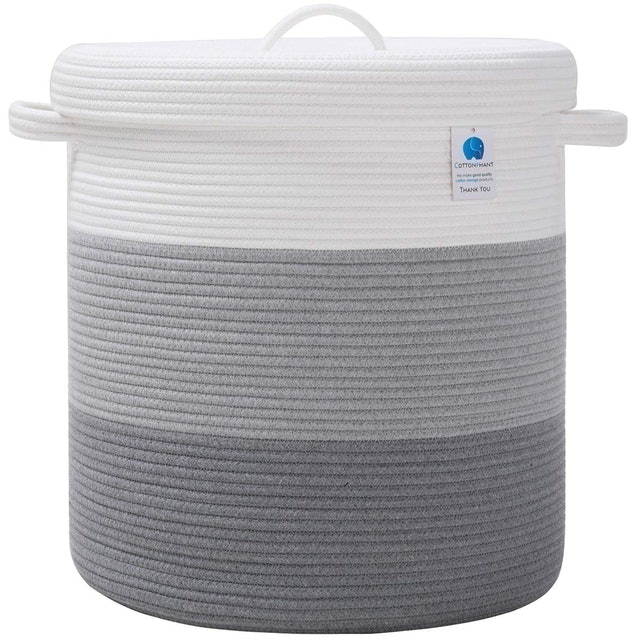 Cottonphant Storage Basket with Lid 1
