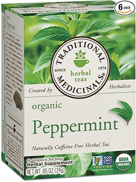 Traditional Medicinals Organic Peppermint Herbal Leaf Tea 1