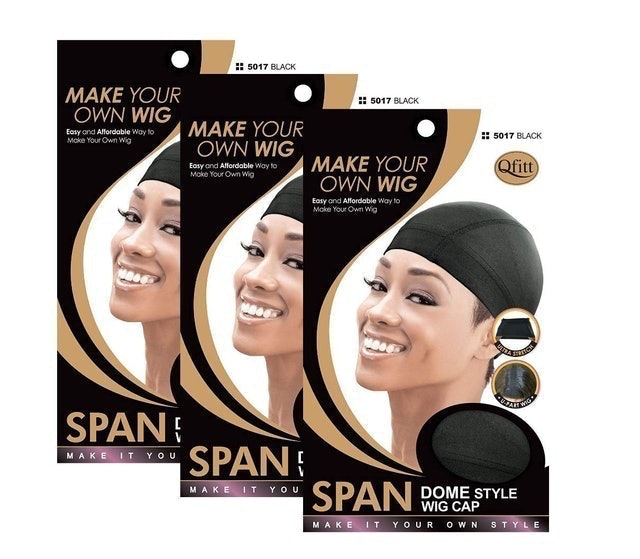 Qfitt Dome Style Wig Cap, 3 pack 1