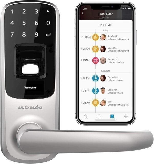 Ultraloq UL3 BT Bluetooth Enabled Fingerprint and Touchscreen Smart Lock  1