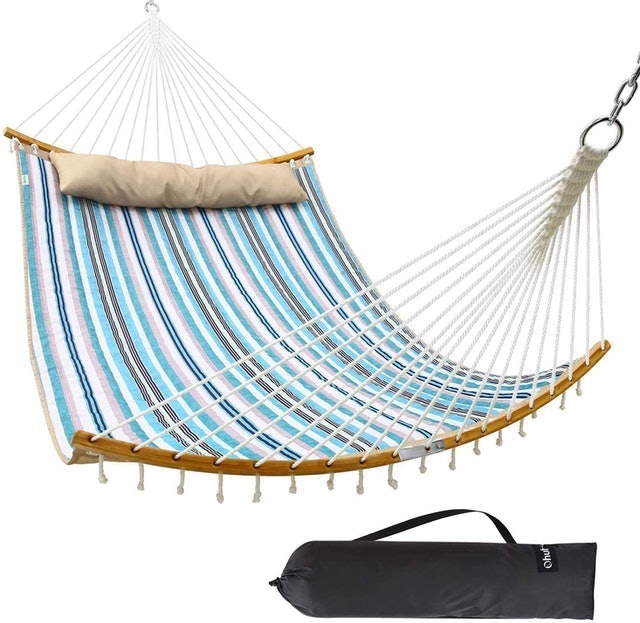 Ohuhu Double Quilted-Fabric Hammock 1