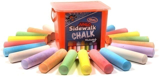 Chalk City Jumbo Sidewalk Chalk Set 1