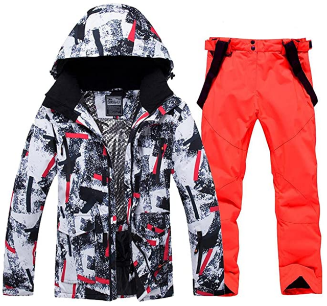Yeefine Men's Ski Jacket and Pants Set 1