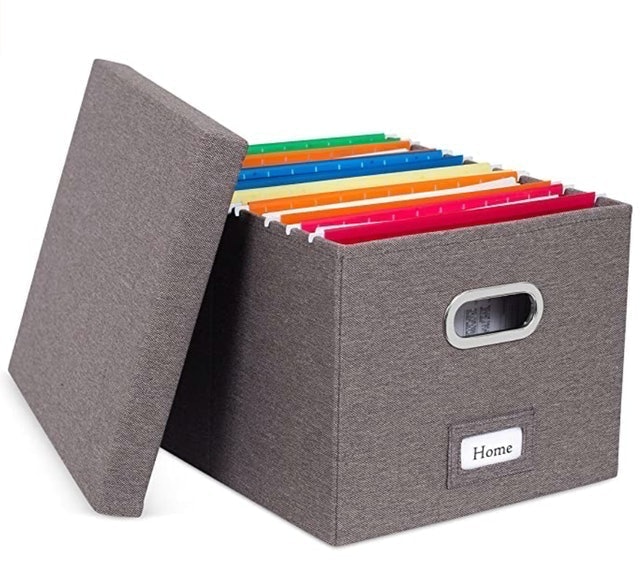 Internet's Best Collapsible File Storage Organizer with Lid 1