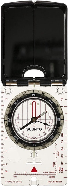 Suunto Baseplate Compass with Attached Sighting Mirror 1