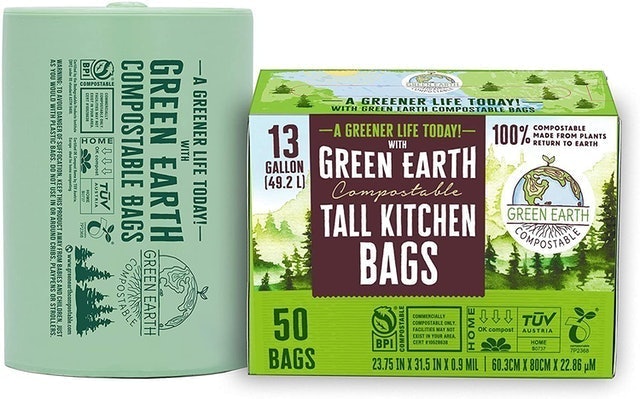 Green Earth  Compostable Tall Kitchen Bags 1