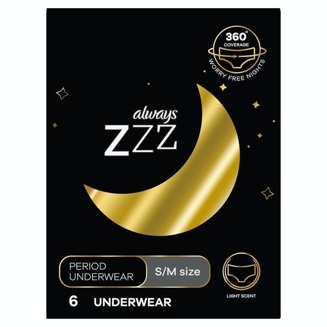 Always ZZZ Disposable Overnight Period Underwear 1