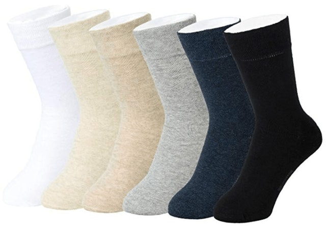 Feetalk 98% Cotton Lightweight Dress Socks 1