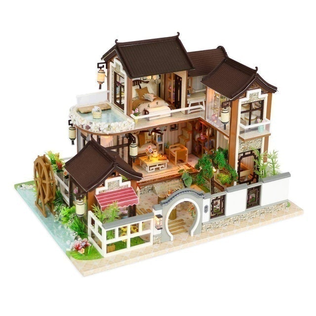 Kisoy Miniature Dollhouse DIY Kit 1