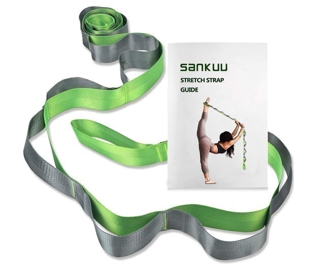 SANKUU 12 Loops Yoga Stretch Strap 1