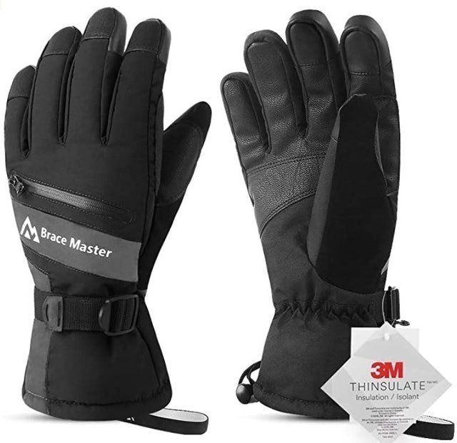 Brace Master Winter Warm Ski Gloves 1