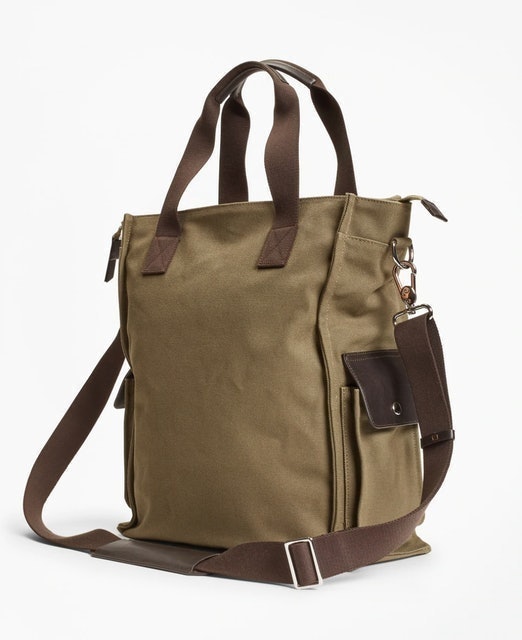 Brooks Brothers Canvas Tote 1