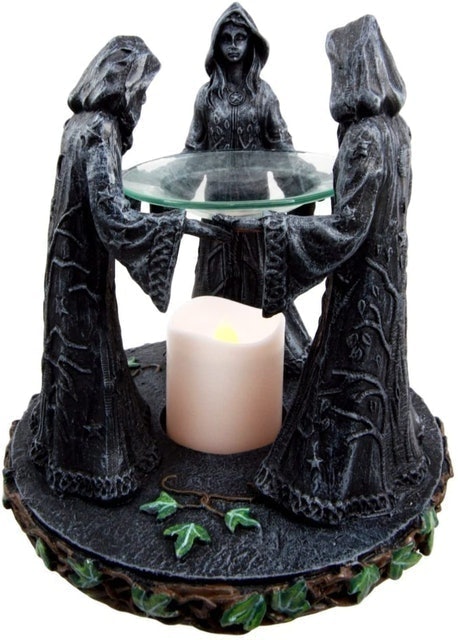 Ebros Gift Store Triple Goddess Decorative Candle Holder 1