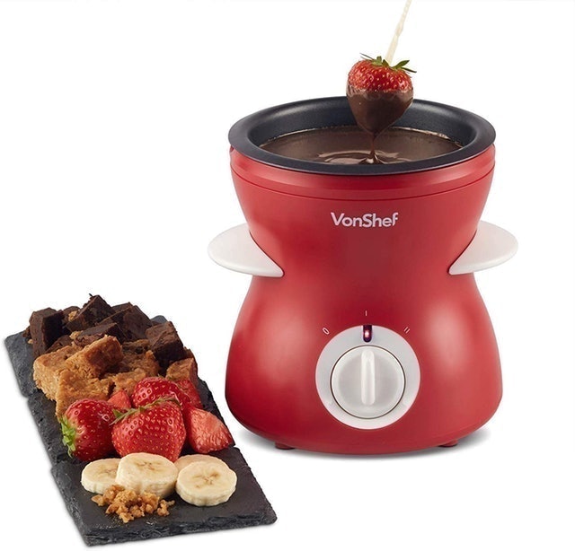 VonShef  Electric Chocolate Melting Fondue Pot Set 1