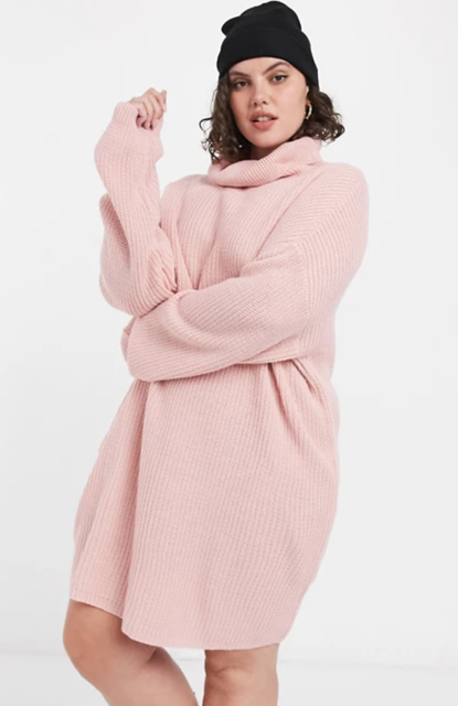 In The Style Oversized Turtle Neck Knit Sweater 1