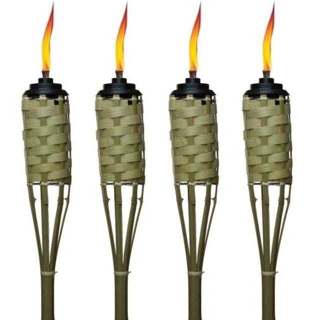 Tiki Luau Bamboo Torches 1