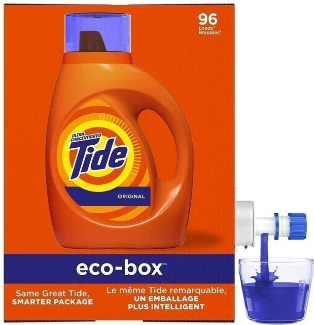 Tide Laundry Detergent Liquid Eco-Box 1