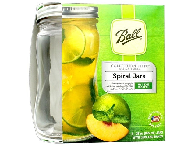 Ball Wide Mouth Spiral Jars 1
