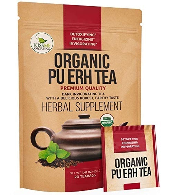 Kiss Me Organics Organic Puerh Tea (20 Tea Bags) 1