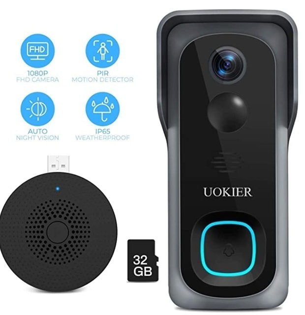 UOKIER WiFi Video Doorbell Camera 1