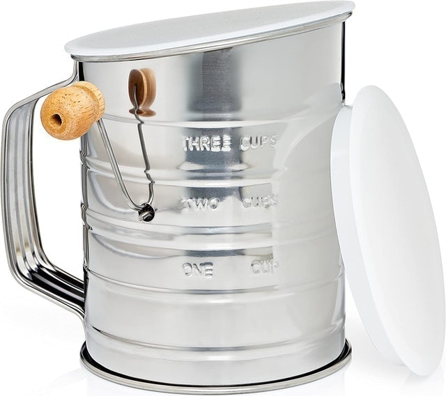Natizo Stainless Steel 3-Cup Flour Sifter 1