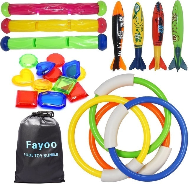 Fayoo 23-Piece Set Underwater Pool Toys 1