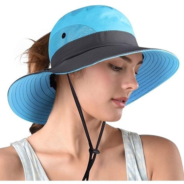Zooron Women's Ponytail Safari Sun Hat 1