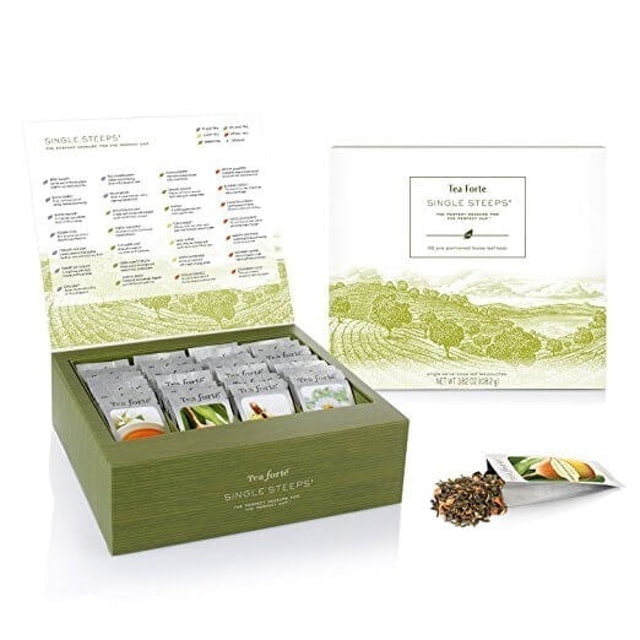 Tea Forté Single Steeps Assorted Classic Teas Loose Tea Sampler 1