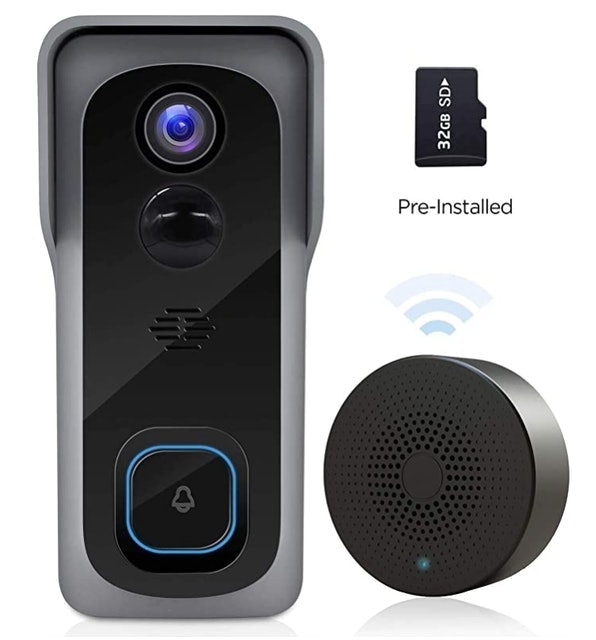 ZUMIMALL WiFi Video Doorbell Camera With Chime 1