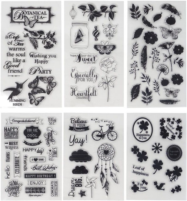 Honbay Silicone Clear Stamps 1