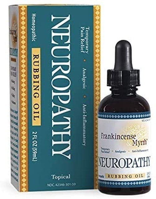 Frankincense and Myrrh Neuropathy Rubbing Oil  1