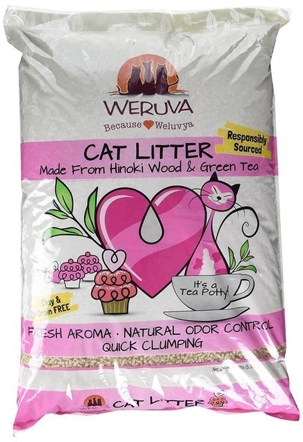Weruva Hinoki Wood & Green Tea Natural Cat Litter 1