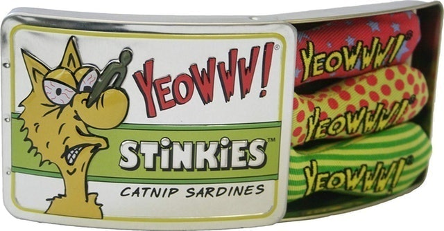 Yeowww! Tin of Stinkies Catnip Sardines 1
