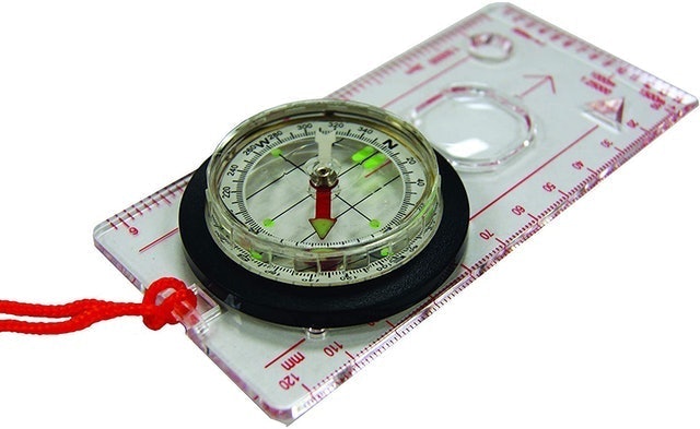 Ust Deluxe Map Compass With Raised Base Plate 1
