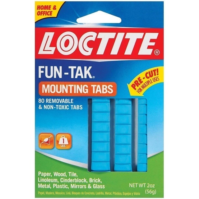 Loctite Fun-Tak Mounting Putty Tabs 1