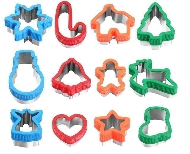 Unomor Christmas Cookie Cutters with Comfort Grip 1