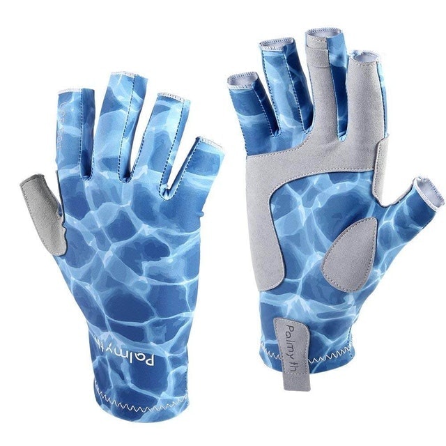 Palmyth UV Protection Fishing Fingerless Gloves 1