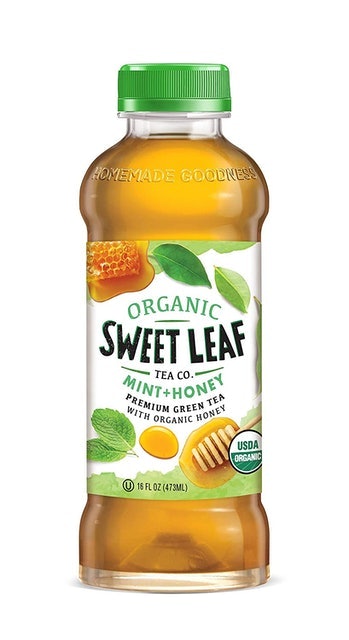 Sweet Leaf Organic Iced Grean Tea With Mint and Honey 1