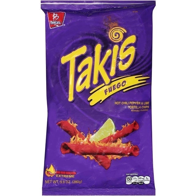 Takis Hot Chili Pepper & Lime Tortilla Chips  1