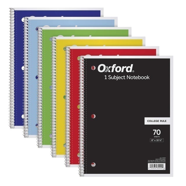 Oxford 1-Subject Notebooks 1