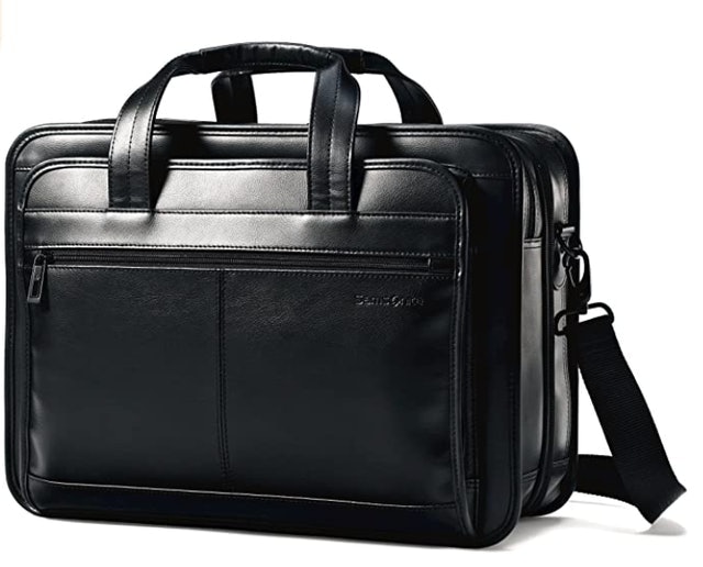 samsonite mens leather classic messenger