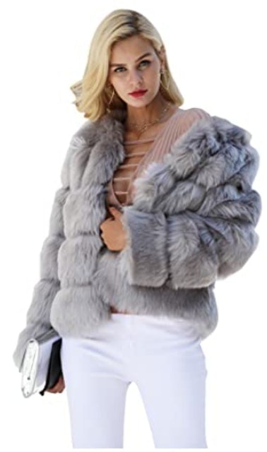 Simplee Apparel Fluffy Faux Fur Coat 1