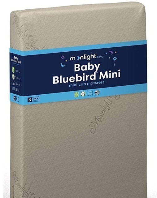 Moonlight Slumber Baby Bluebird Mini Crib Mattress 1