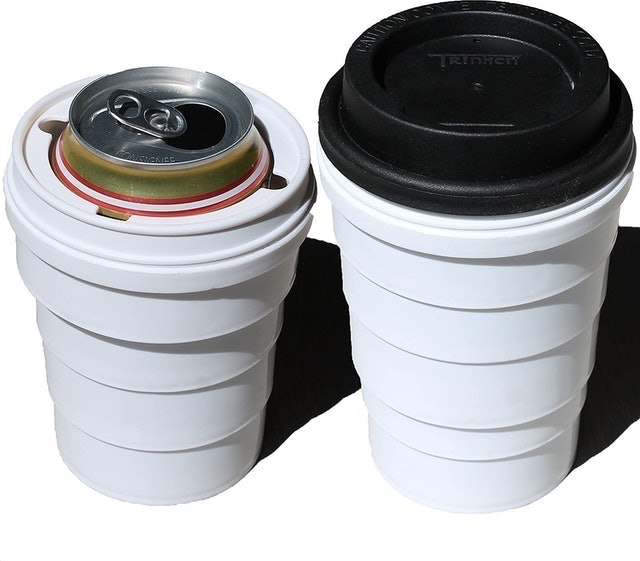 Trinken Lid and Collapsible Cup Can Cooler 1