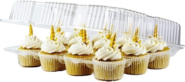 Chefible Cupcake Plastic Disposable Container Box 1