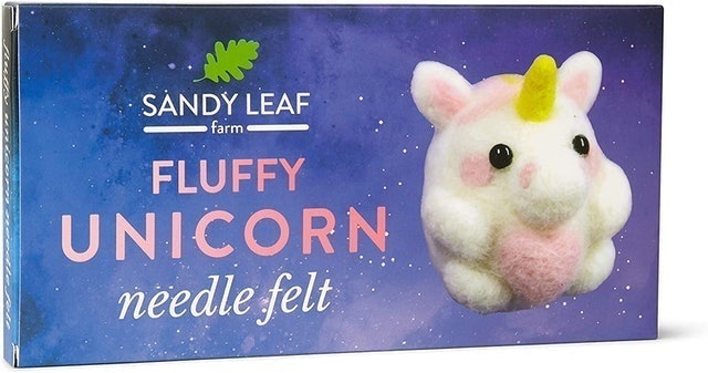 Sandy Leaf Farm Fluffy Unicorn Needle Felt Kit 1