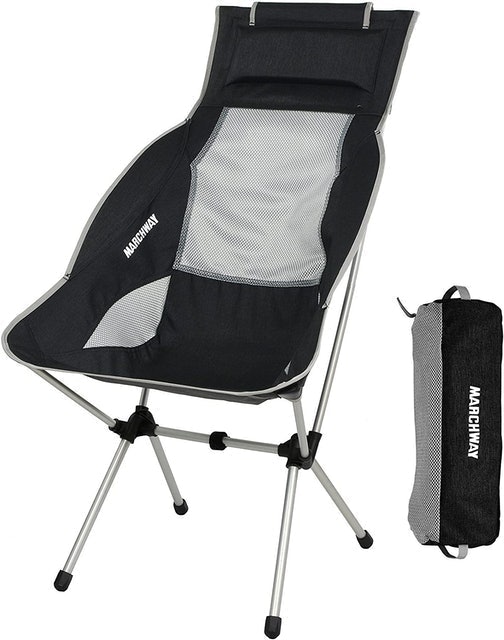 Marchway Lightweight Folding High Back Camping Chair 1