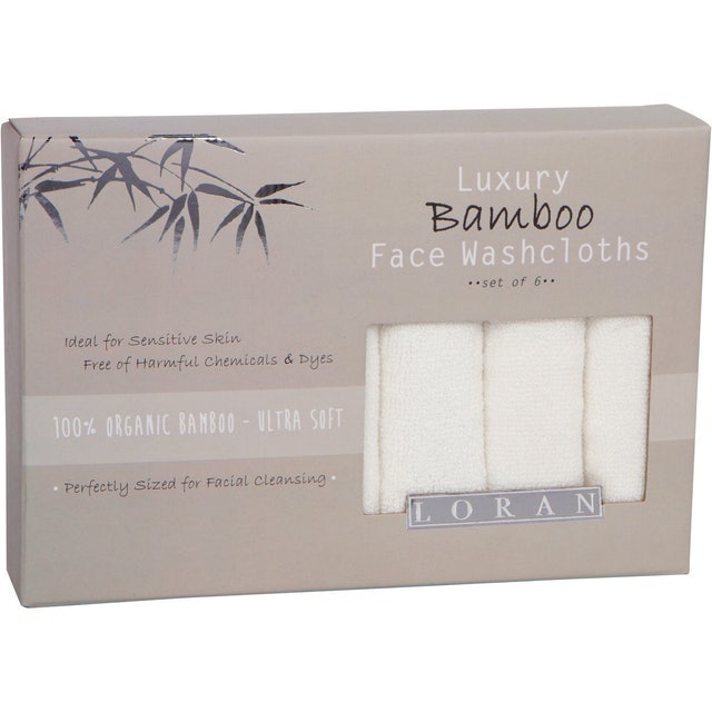 LORAN Luxury Bamboo Face Washcloths 1