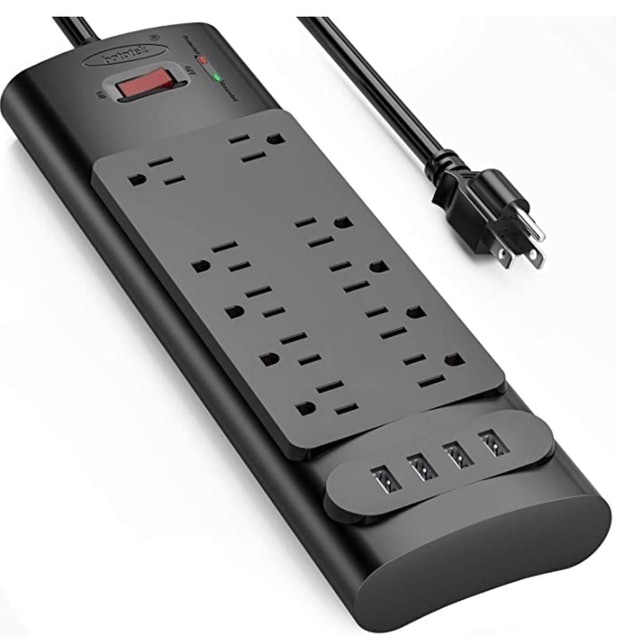 bototek Surge Protector with 10 AC Outlets 1