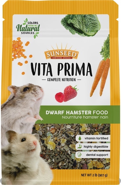 Sunseed Vita Prima Dwarf Hamster Food 1
